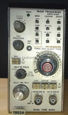 Dual Time Base Plug-In 7B53A; Tektronix; Portland, (ID = 2963284) Equipment