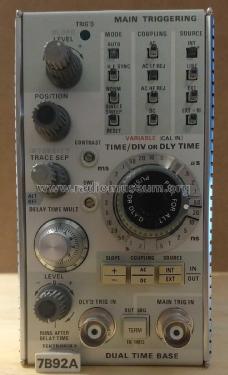 Dual Time Base Plug-In 7B92A; Tektronix; Portland, (ID = 2968199) Ausrüstung