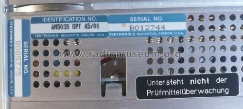 Current Probe Amplifier AM503; Tektronix; Portland, (ID = 2965636) Equipment