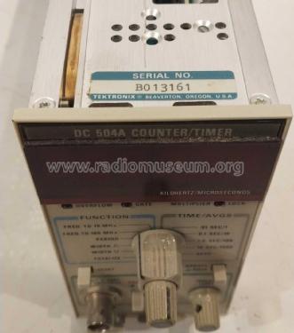 Counter / Timer Plug-In DC504A; Tektronix; Portland, (ID = 2962010) Equipment