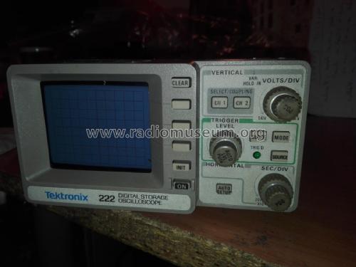 Oscilloscope 222; Tektronix; Portland, (ID = 2385377) Equipment