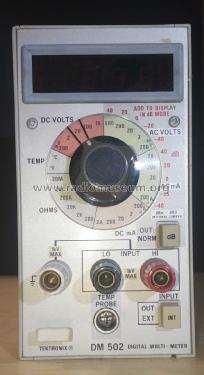 Digital Multimeter Plug-In DM502; Tektronix; Portland, (ID = 2965726) Equipment