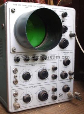 Dual-Beam Oscilloscope 502; Tektronix; Portland, (ID = 1542388) Equipment