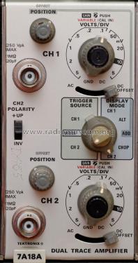 Dual Trace Amplifier 7A18; Tektronix; Portland, (ID = 2288466) Ausrüstung