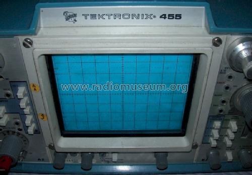 Dual-Trace Portable Oscilloscope 455; Tektronix; Portland, (ID = 1218734) Equipment