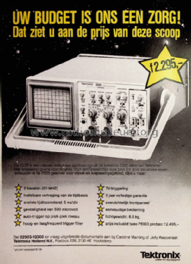 Oscilloscope 2225; Tektronix; Portland, (ID = 2619264) Equipment