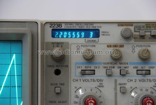 Oscilloscope 2236; Tektronix; Portland, (ID = 1893605) Equipment