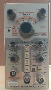 Pulse Generator Plug-In PG505; Tektronix; Portland, (ID = 2966114) Equipment