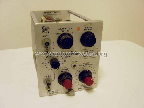 Plug-In-Unit Type D 53/54D; Tektronix; Portland, (ID = 167454) Ausrüstung