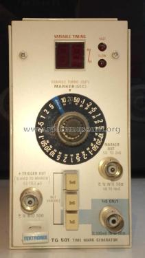 Time Mark Generator Plug-In TG501; Tektronix; Portland, (ID = 2962230) Equipment