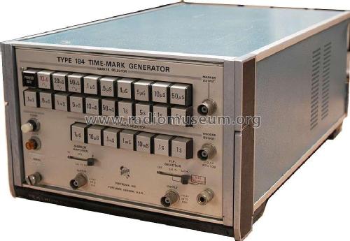 Time-Mark Generator 184; Tektronix; Portland, (ID = 1730319) Equipment