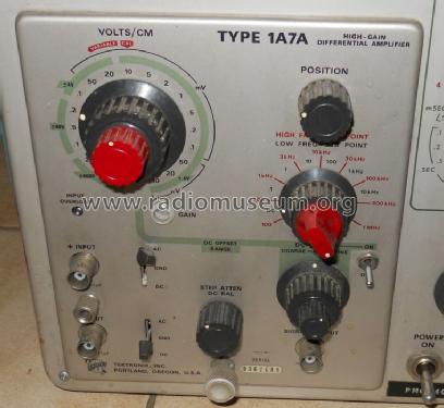 Type 1A7A Plug-In Unit ; Tektronix; Portland, (ID = 851005) Ausrüstung