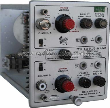 Type CA Plug-In-Unit C-A; Tektronix; Portland, (ID = 1264097) Equipment