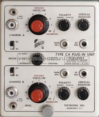 Type CA Plug-In-Unit C-A; Tektronix; Portland, (ID = 2289385) Ausrüstung