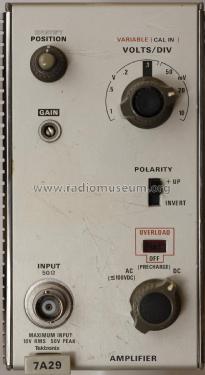 Vertical amplifier plug-in 7A29; Tektronix; Portland, (ID = 2289157) Ausrüstung