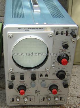 Oscilloscope 503; Tektronix; Portland, (ID = 1452765) Equipment