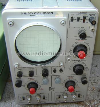 Oscilloscope 503; Tektronix; Portland, (ID = 1452767) Equipment