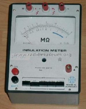 Isolation Meter TR-2210; Telmes Szövetkezet (ID = 797701) Equipment