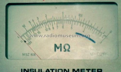 Isolation Meter TR-2210; Telmes Szövetkezet (ID = 797704) Equipment