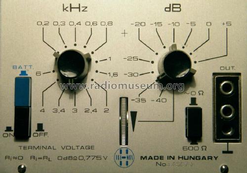 Level Oscillator TT-0152; Telmes Szövetkezet (ID = 770399) Equipment