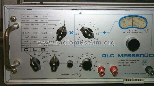 RLC Bridge Meter / Méröhid TR-2152; Telmes Szövetkezet (ID = 797687) Equipment