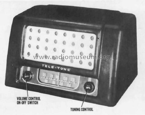 109 Ch= J Radio Tele-Tone Radio Corp., Tele-Tone Co. Inc.; New 