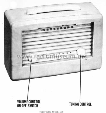 156 Ch= U; Tele-Tone Radio Corp (ID = 957638) Radio