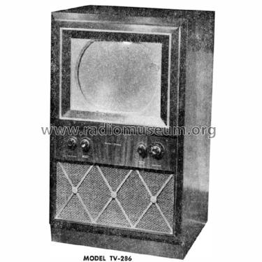 TV-286 ; Tele-Tone Radio Corp (ID = 1598278) Television