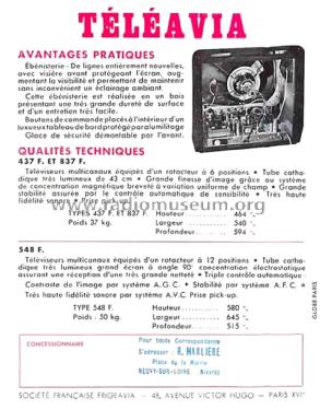 548F; Téléavia marque, (ID = 1969892) Televisión