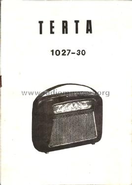 Orionette 1027/30; Telefongyar, Terta (ID = 1721721) Radio