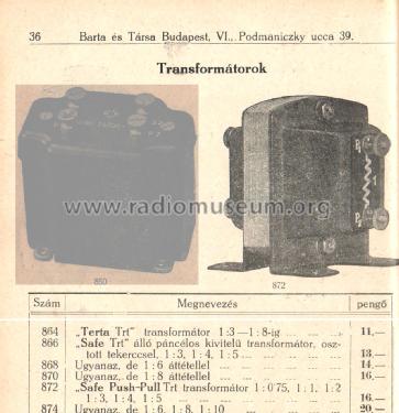 Safe Push-Pull ; Telefongyar, Terta (ID = 2220125) Radio part