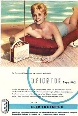 Orionton T1042; Telefongyar, Terta (ID = 1932223) Radio