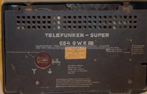 054GWK; Telefunken (ID = 3443) Radio