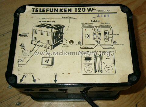 120W ; Telefunken (ID = 146544) Radio