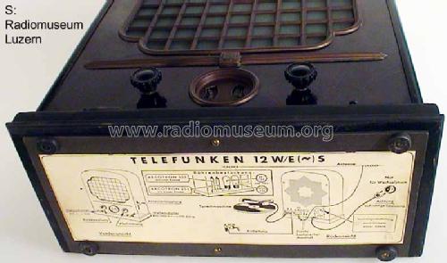 12W/ES; Telefunken (ID = 3128) Radio