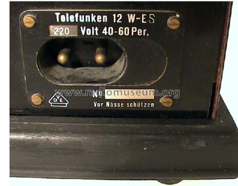 12W/ES; Telefunken (ID = 3130) Radio