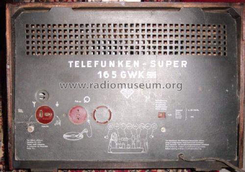 165GWK ; Telefunken (ID = 1050043) Radio