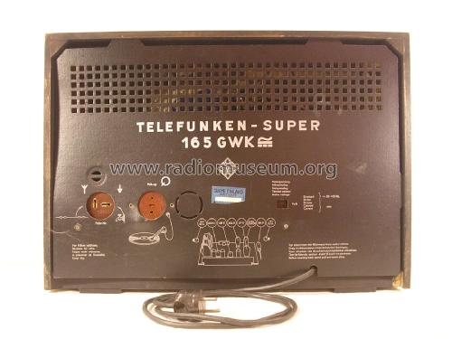 165GWK ; Telefunken (ID = 3027254) Radio