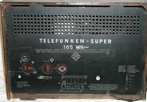 165WK ; Telefunken (ID = 201823) Radio