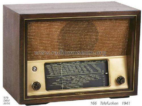 166WK ; Telefunken (ID = 1146) Radio