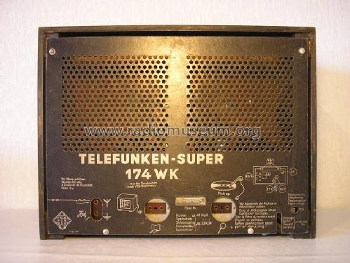 174WK ; Telefunken (ID = 1203504) Radio