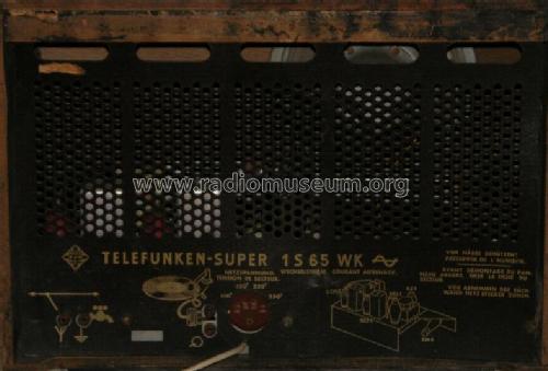 1S65WK; Telefunken (ID = 523656) Radio