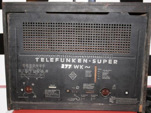 277WK ; Telefunken (ID = 151607) Radio