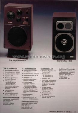 2-Wege Lautsprecher System Soundreflex 1 HiFi; Telefunken (ID = 1893147) Speaker-P