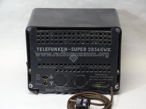 2B54GWK; Telefunken (ID = 3106234) Radio