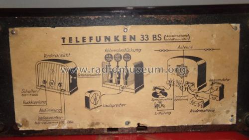 33 BS ; Telefunken (ID = 2394017) Radio