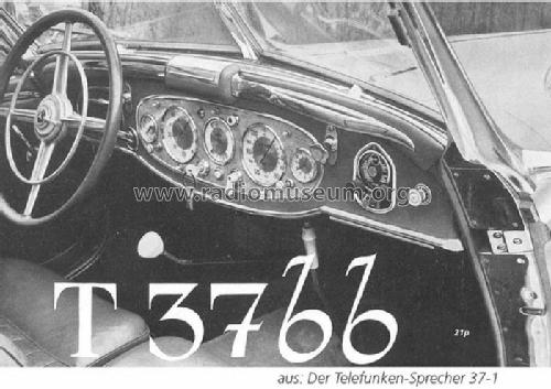 3766-12 ; Telefunken (ID = 708770) Car Radio