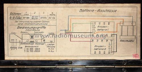 4 Batt. ; Telefunken (ID = 1983018) Radio