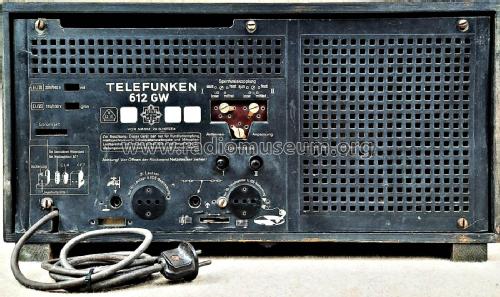 612GW ; Telefunken (ID = 3101486) Radio