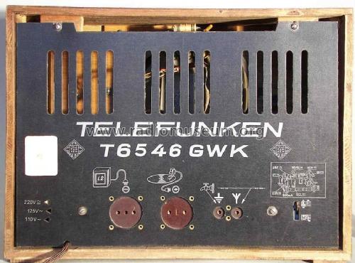 6546GWK ; Telefunken (ID = 958202) Radio